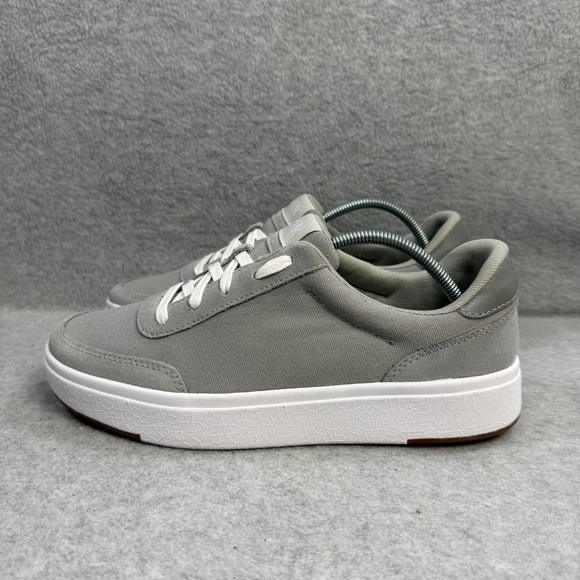 Kizik Shoes - Kizik Shoes Womens Size 9 Grey Step In Comfort Canvas Casual Sneakers